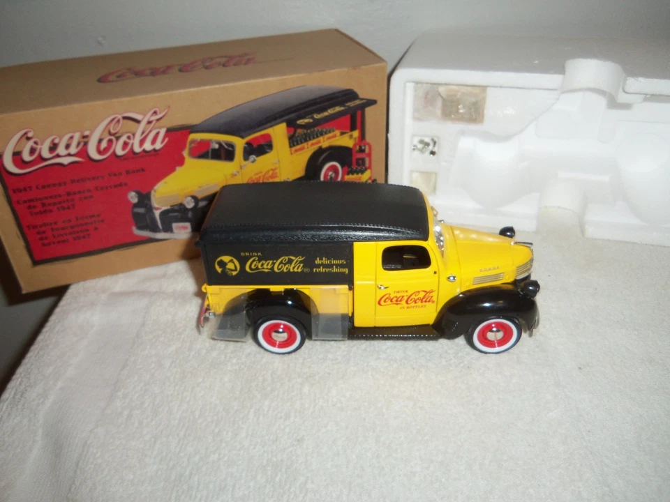 1998 Ertl "1947 Dodge - Coca-Cola Canopy Delivery Van" Diecast Bank (1/25th) - Image 4 of 4