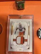 2016 Panini National Treasures Collegiate Materials Calais Campbell /5