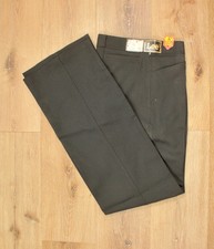 Men's VTG 1970s NOS Black Pants 28x33 70s Lee Polyester Disco