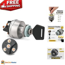 Reliable 4-position Ignition Switch For All 12v Vehicles - Easy Wiring Install