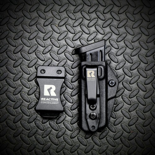 Kydex Deep Concealment Magazine Pouch Mag Carrier Holster With Grip Hook & FOMI - Afbeelding 8 van 13