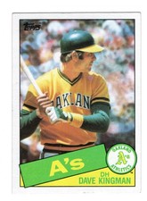 1985 Topps - #730 Dave Kingman Oakland Athletics