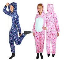 Pigiama intero bambino Cosplay B1717 tuta GUFO felpata UNISEX 4 a 14 anni