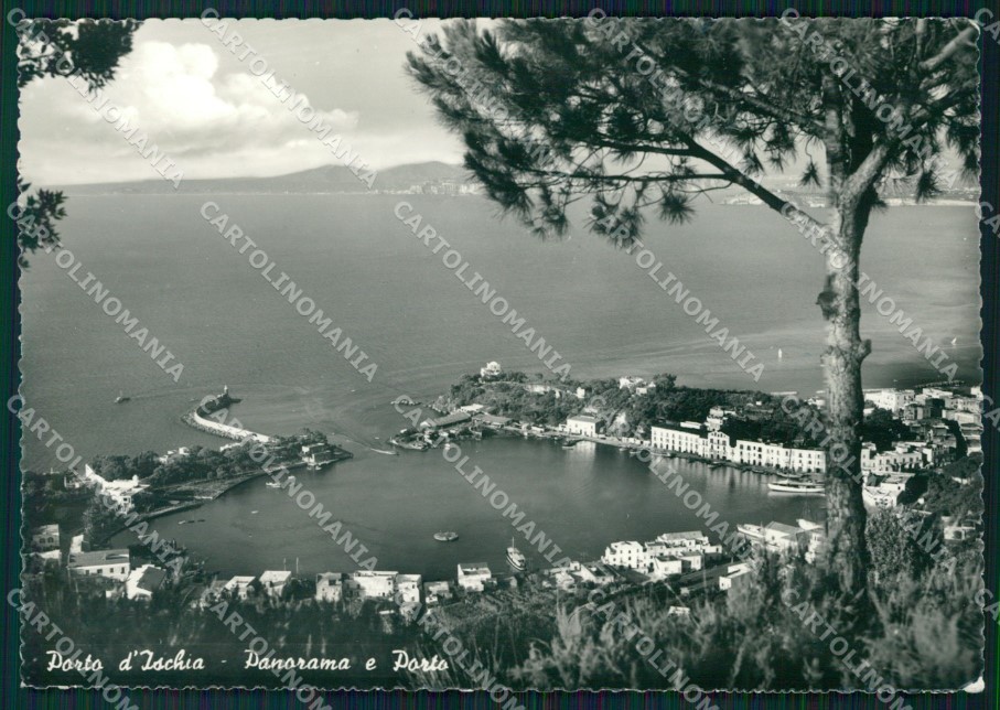 Napoli Ischia Porto di FG Foto cartolina HB4860