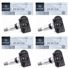 4pcs New Genuine Oem Tpms Tire Pressure Sensors A0009057205 For Mercedes-benz