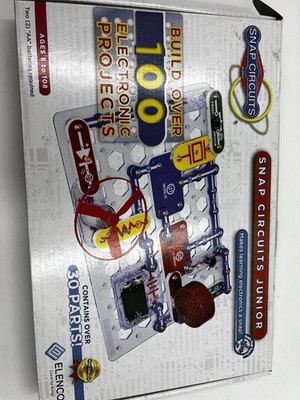 Elenco Snap Circuits Junior SC-100 Electronic Projects Kit, 40+ Projects