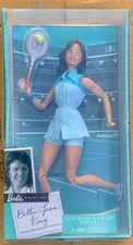 Barbie Inspiring Women Series Billie Jean King Collectible Doll, Approx. 12-in,
