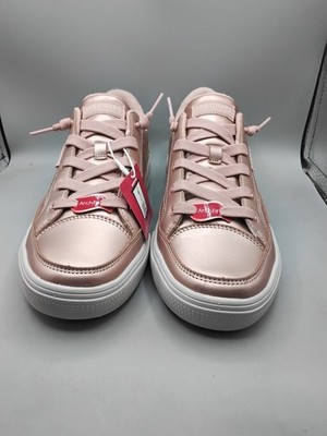 Skechers Street Arch Fit Arcade Metallic Sneakers Rose Gold Women 9M A113