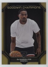 2024 Upper Deck Goodwin Champions Platinum Black & Gold /50 De'Aaron Fox #P3 2t1