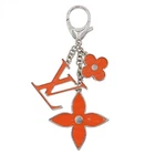 Louis Vuitton Bijoux Sac Fleur de Epi LV Monogram Bag Charm Excellent R2900
