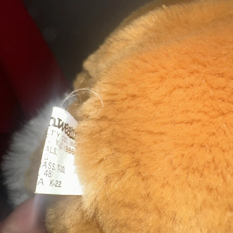 Vintage 1987 Moostletoe Christmas Plush Commonwealth Moose Scarf Large 24" Toy - Image 4 of 4