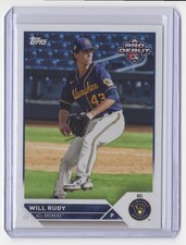 2023 Topps Pro Debut Will Rudy ACL Brewers #PD-150