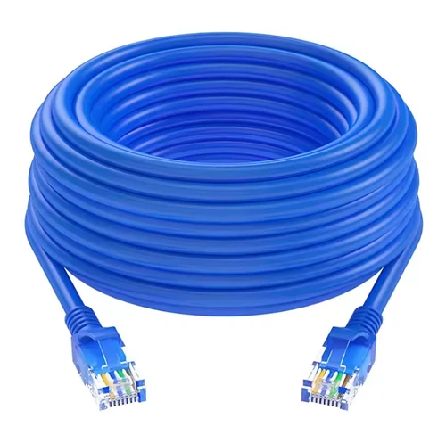 Câble Ethernet RJ45 Cat6 Bleu – Réseau LAN Gigabit 1000Mbps – 0.5m à 50m  HQ
