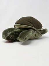 Folkmanis Folktails Green Turtle Full Body Hand Puppet Plush Vintage 12