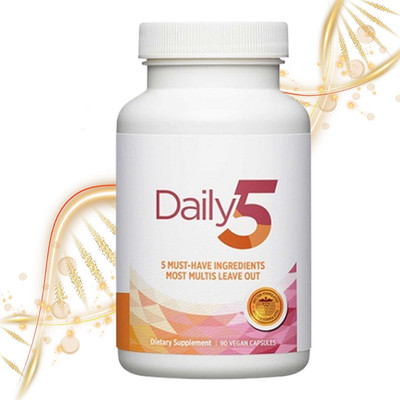 5 Pcs Doctors' Preferred Daily5 90 Vegan Capsules , Dietary Supplement