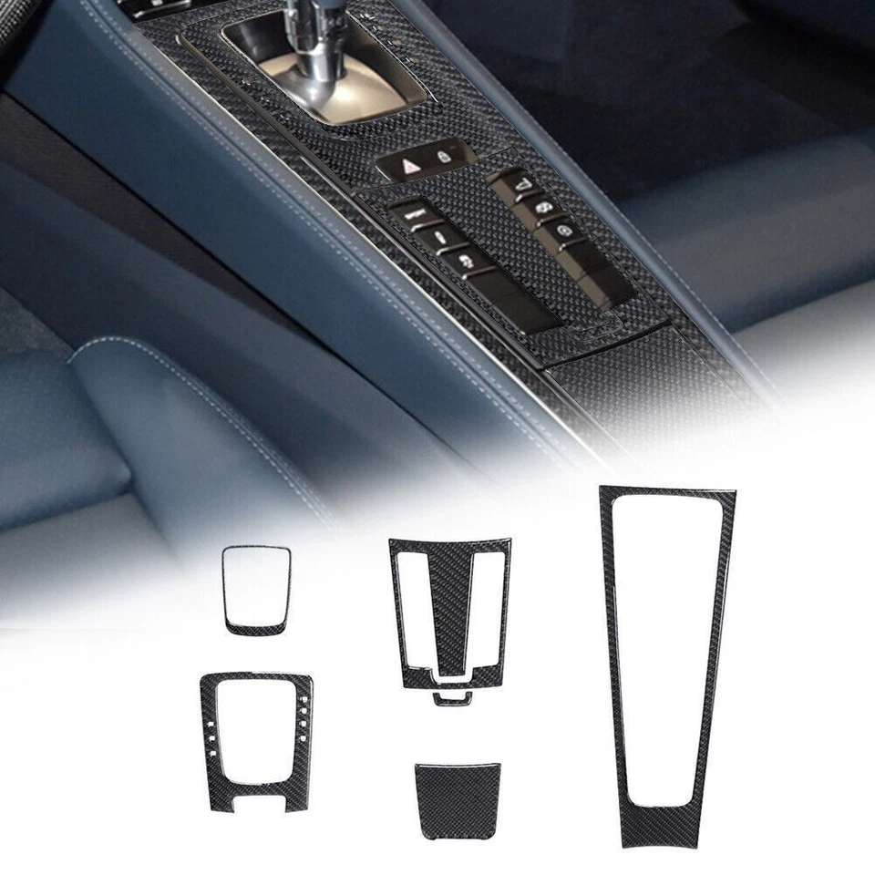 Cubierta interior de fibra de carbono 23 piezas para Porsche 718 Cayman Boxster 16-22 Foto 3 de 4