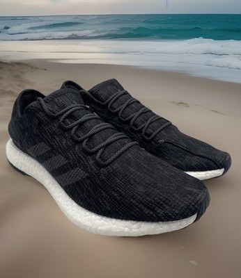 adidas PureBoost Black & White CP9326 Men s Size 8