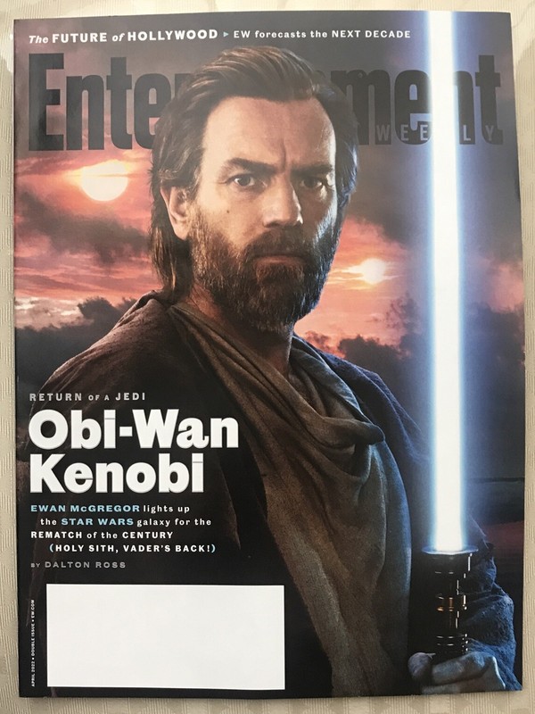 Entertainment Weekly EW Magazine April 2022 Ewan McGregor Beanie Feldstein New