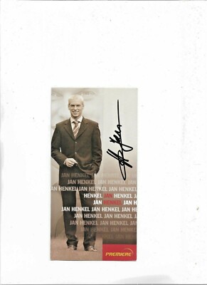 Sport AK - Postcard - Jan Henkel - Reporter - Premiere - Sky - SIGNIERT
