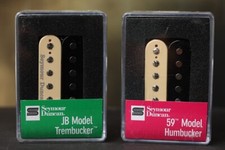 SEYMOUR DUNCAN TB-4 JB Bridge Trembucker & SH-1 59 Neck Pickup Set ZEBRA - NUOVO