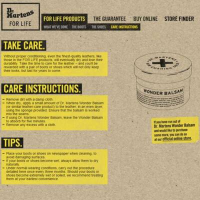 What is the difference between Dubbin and Wonder Balsam? – Dr Martens -  Customer Experience Centre