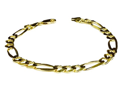 Tank Bracelet 333/8K Yellow Gold – 14.35g – Chain Design 19.5 Cm