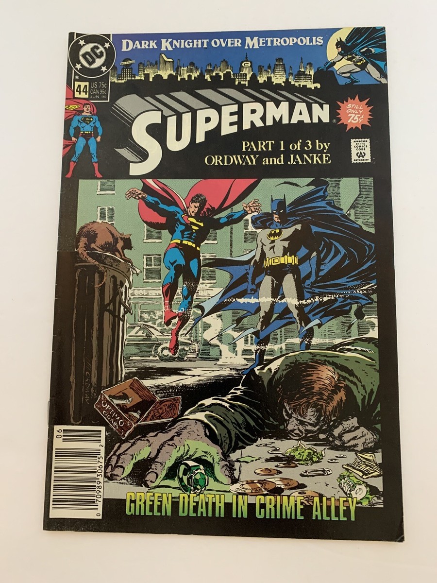 DC Comics Superman # 44 VF Dark Knight Over Metropolis | eBay