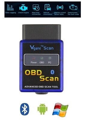 V2.1 Vgate ELM327 Bluetooth OBD2 Scanner Car Diagnostic Adapter Scan Tool