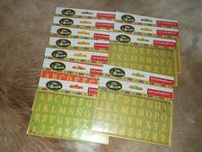 Konvolut 12x Kinder Lernschablonen Buchstaben Zahlen Secondhand ansehen!!