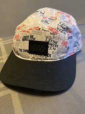 Disney Parks Star Wars Hat Black Red White Adult Adjustable Size NWT