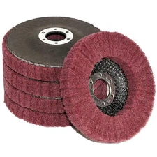 5PCS Metal Abrasive Polishing Buffiing Wheel 4-1/2" Flap Discs for Angle Grinder
