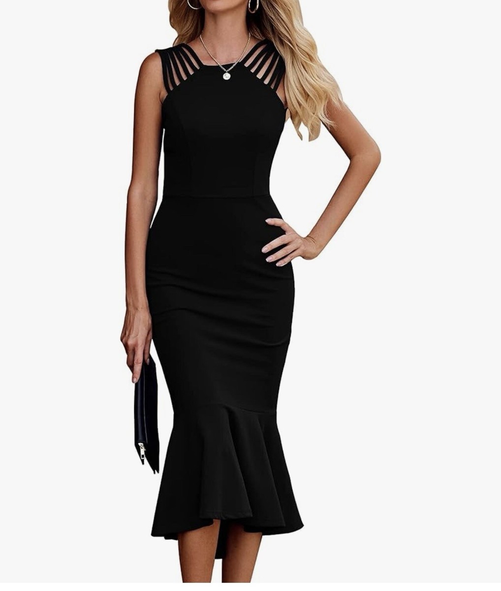 melina ruched bodycon dress Melina Satin Halter High Slit Column Dress main image 0