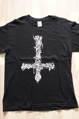 Upside down cross, 666, six six six, Anticrist Shirt, Gr. L