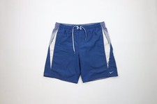 Vintage Nike Mens Medium Distressed Travis Scott Mini Swoosh Lined Shorts Swim