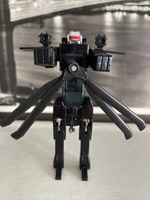 Vintage 1985 Super GO-BOTS Enemy WARPATH Helicopter Figure Bandai Japan W/BLADES