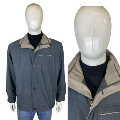 Veste Harrington Vintage Années 70/80 L Gris Bomber Homme Mod - Photo 1/4