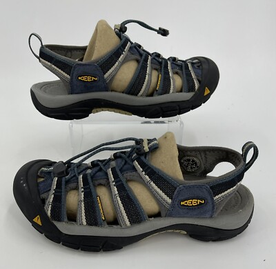 KEEN Mens Newport H2 Hiking Sport Sandals Gray Blue 