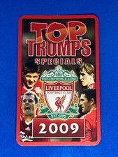 Tarjeta coleccionable de fútbol americano Liverpool FC Top Trumps 2009 elige tu propia tarjeta Trump