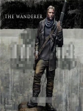 1/24 75MM The Wanderer Resin Model Kit Post-Apocalyptic Figure Unassembled