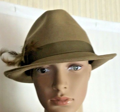 Forever 21 Women's Wool Felt Fedora Hat 
