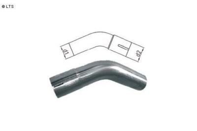 FOX  Universal Adapter Edelstahl 45° geweitet d1 Ø 70mm Radius 105mm