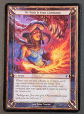 MTG - 1x My Wish is Your Command - Oversize Card - NM/LP - Magic the Gathering