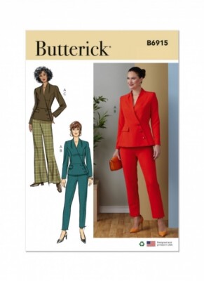 Butterick Sewing Pattern 6915 Jackets, Trousers, Suits Y5 (18-20-22-24-26)