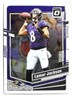 MVP LAMAR JACKSON Baltimore Ravens 2023 Panini Donruss Optic Football Card #14