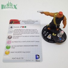 Heroclix World's Finest set Monsieur Mallah 052 Super Rare figure w/card