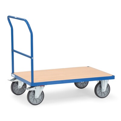 Fetra Transportwagen Plattformwagen Handwagen Schiebebügelwagen 2500 RAL 5007