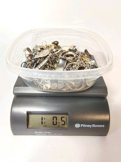 925 sterling silver scrap lot (450 grams) 1 POUND Lot #1