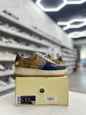Nike Air Force 1 Low Travis Scott Cactus Jack Sz 6 (PREOWNED)