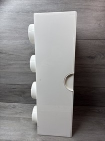 Gray Lego Storage Brick Cube Stackable 8 Stud Box Container 9.75&rdquo; X 19&rdquo; X 7&rdquo;