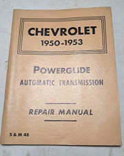 1950-53 Chevrolet Powerglide Automatic Transmission Repair Manual Original Mint